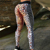 Leopard Stripe 3D Print Fitness Leggings sizes S to XXXL