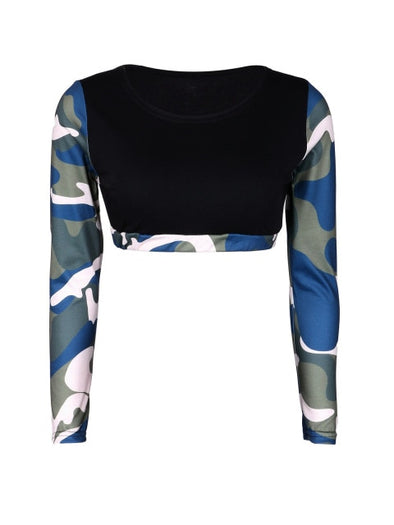 Tracksuits for women Camouflage Fitness Sport Suits