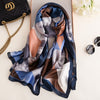 luxury brand inspired women summer silk scarves  lady wraps