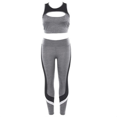 Women Two Pieces Sets Sporting Tracksuit Running Sports Suit